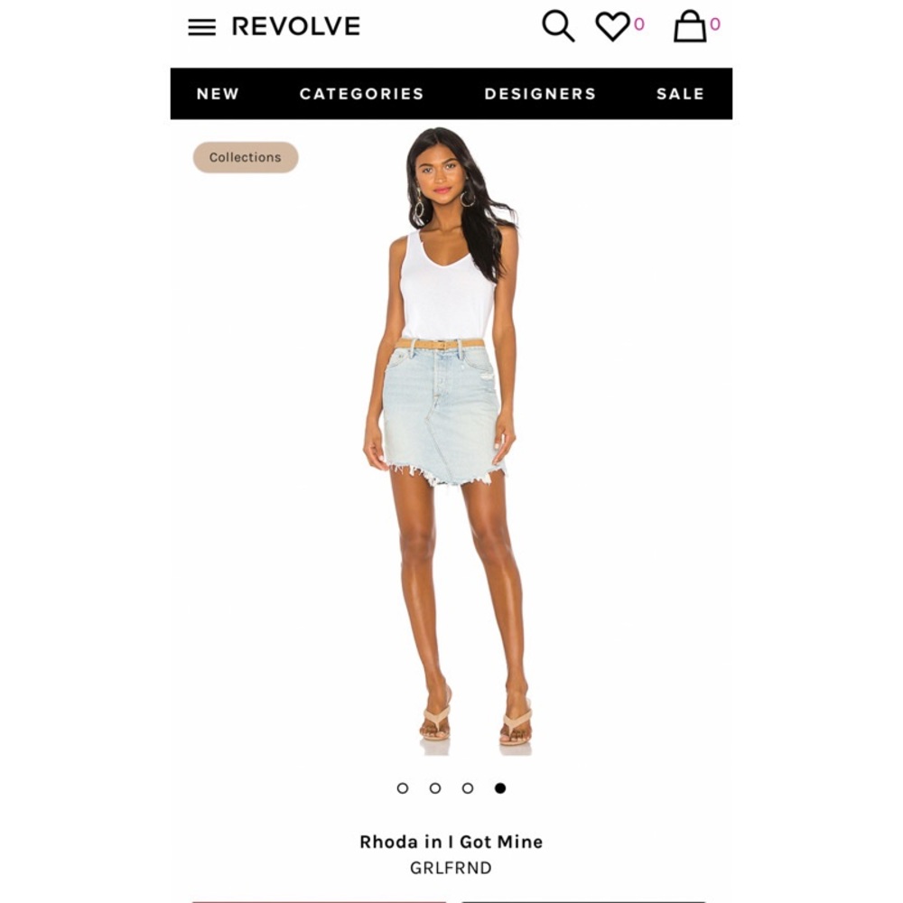 GRLFRND Rhoda Denim Skirt